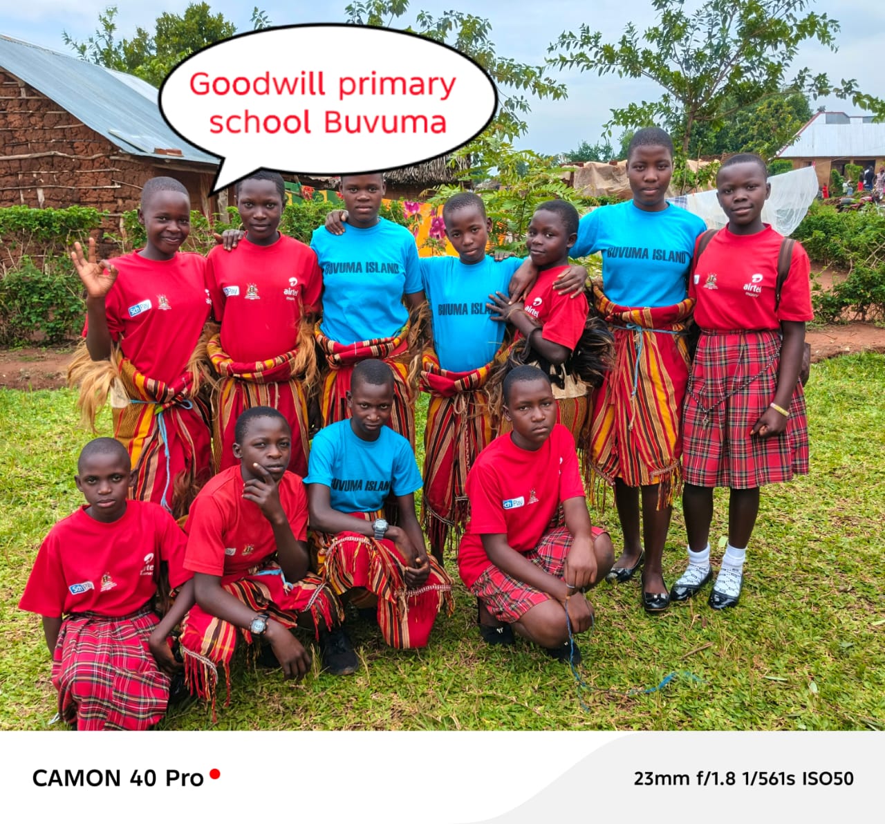 Goodwill learners in Buvuma